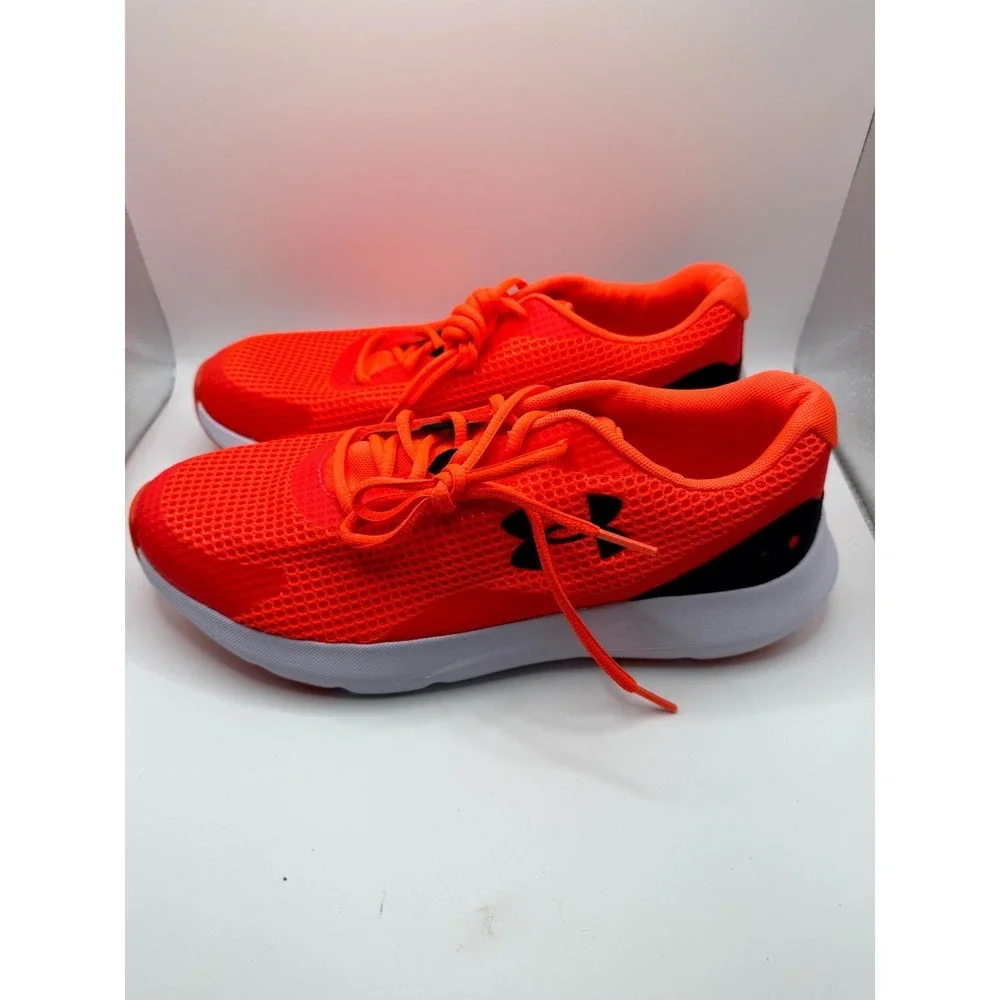 Under Armour Surge 3 3024883-800 Mens 10 Sneaker‎ After Burn Mesh Running Shoes